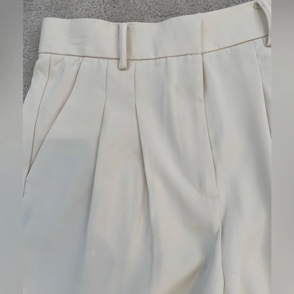 French Connection Cream Wide Leg Pants - Picture 8 of 8